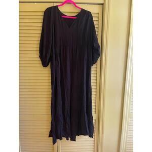 Unlabeled Black Maxi Dress - Size XL - Gently Used